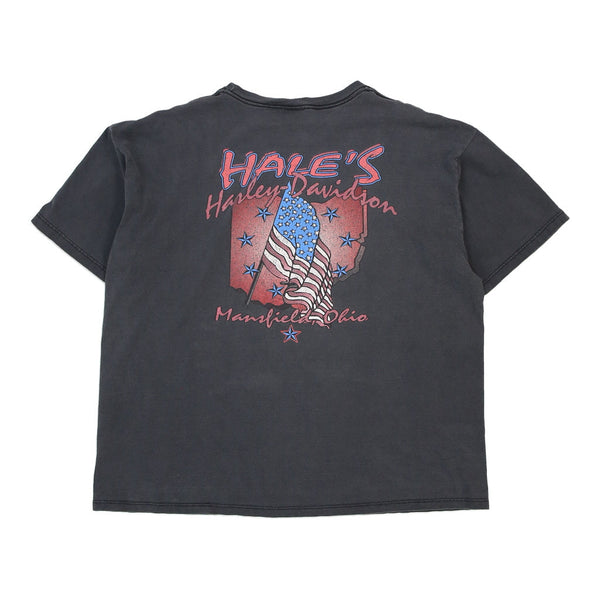 Vintage grey Mansfield, Ohio Harley Davidson T-Shirt - mens xx-large