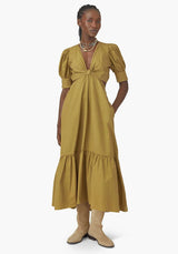 Dress X264125 Alexi Khaki-Gold