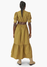 Dress X264125 Alexi Khaki-Gold