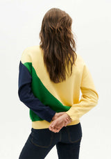 Sweatshirt Abstract Yellow