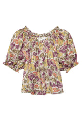 Blouse The Garland Golden-Lilac
