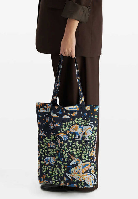 Tote Bag Pm18shl24 Navy