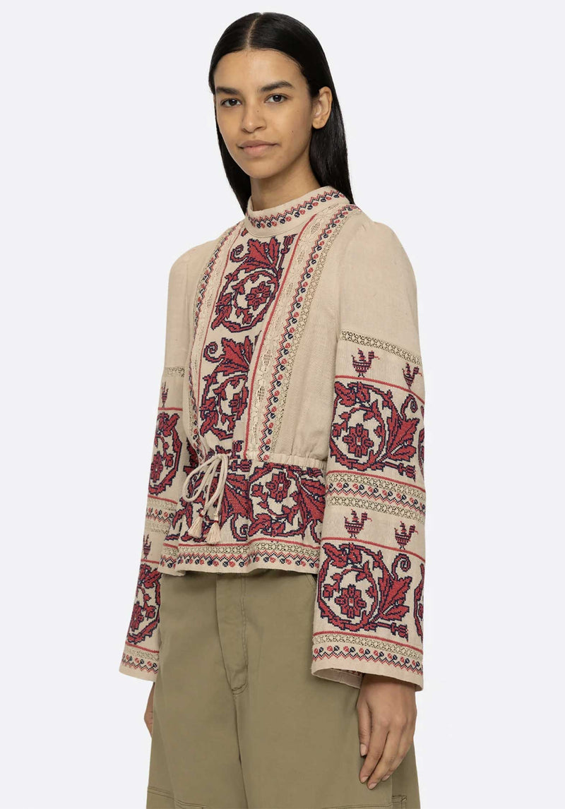 Blouse Ss24-082 Taupe