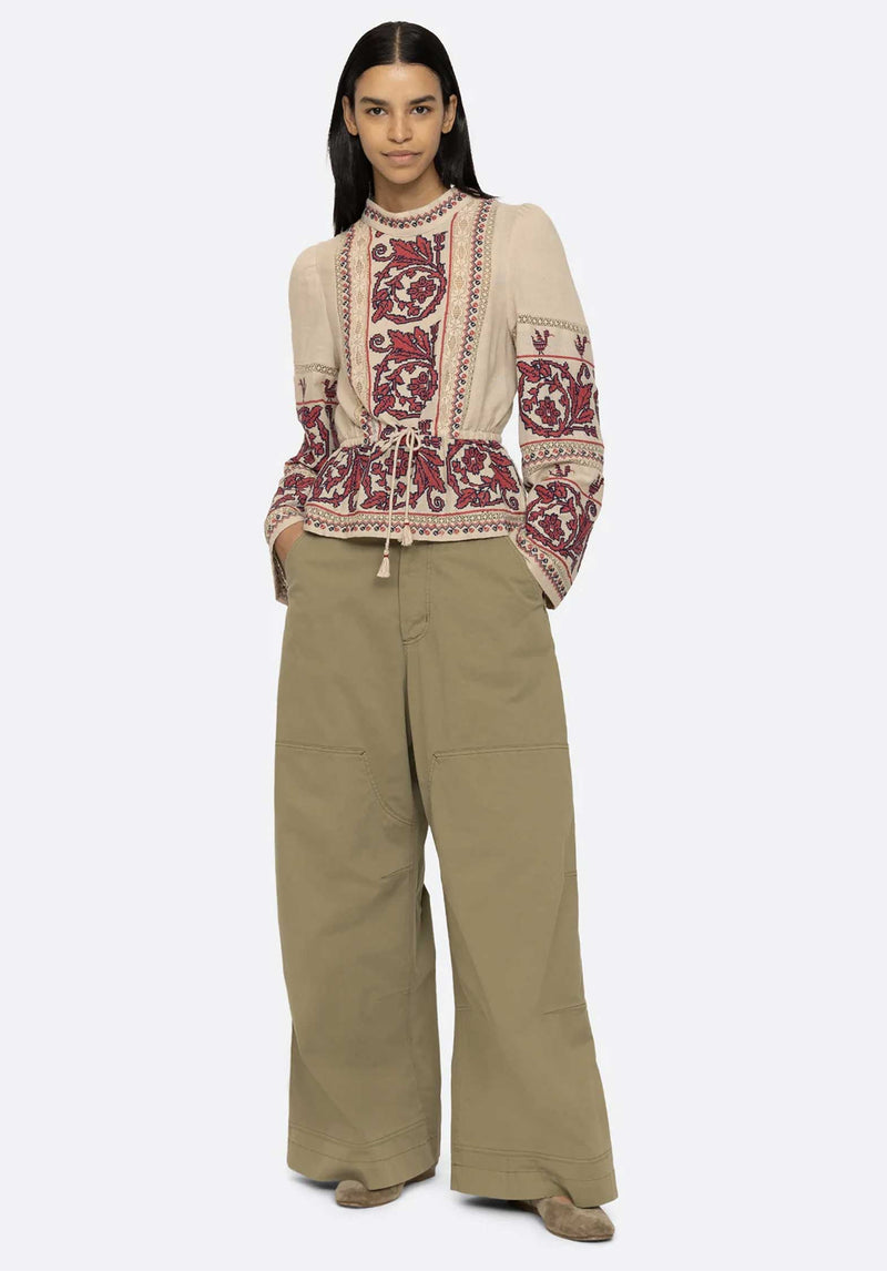 Blouse Ss24-082 Taupe