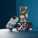 Black Abalone Shells iPhone 16 Pro Case