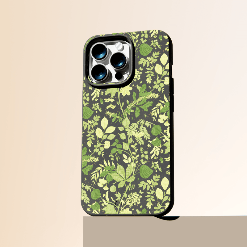 Black Evergreen iPhone 15 Plus Case