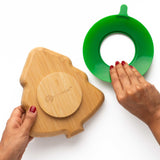 Bamboo Christmas Tree Suction Plate