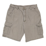 Wrangler Cargo Shorts - 35W 10L Grey Cotton