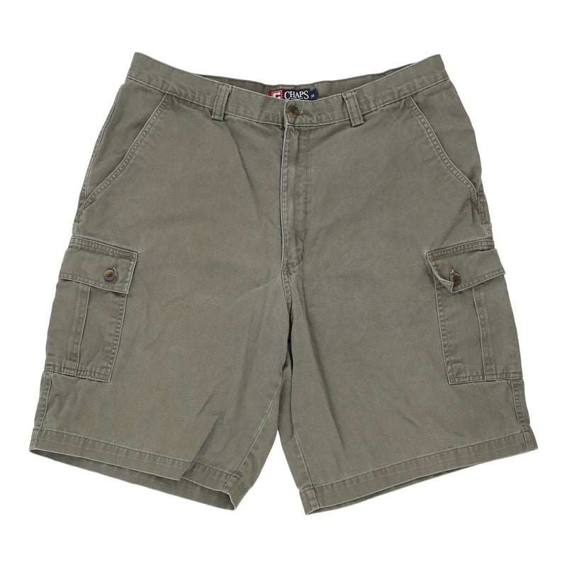 Chaps Ralph Lauren Cargo Shorts - 35W 10L Khaki Cotton