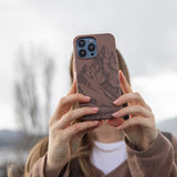 Chocolate Brown Silent Summit Google Pixel 9a Case