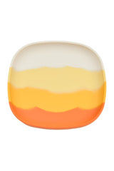Suction silicone plate - Orange