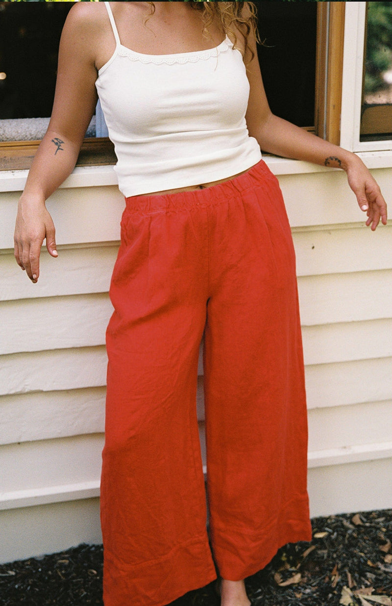 Linen Simple Pant