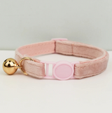 Anypet Small Baby Pink Cat Collar with Safety Buckle, Bell & Durable Adjustable Strap – Stylish Comfortable Pet Accessory for Cats