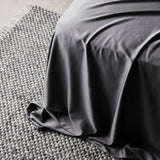 Slate | Sateen+ Fitted Sheet Made with 100% Organic Bamboo #Color_slate