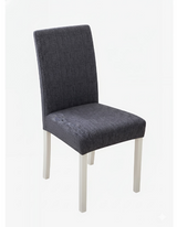 Anyseat Dark Grey Plain Design Chair Cover – Elastic Slipcover with Anti‑Dirt Protection for Dining Room, Kitchen, Wedding, Hotel, Banquet & Restaurant