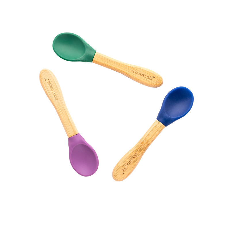 Best Bamboo and Silicone Spoon Set