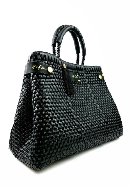 Less Pollution Convertible Handbag - Luxury Black