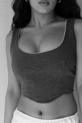 Rework Nike Sweatshirt Bustier - XS, S, M, L, XL