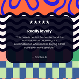 Electric Blue Tangerine Mix iPhone 16 Plus Case