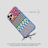 Electric Blue Tangerine Mix iPhone 11 Pro Case