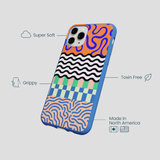 Electric Blue Tangerine Mix iPhone 11 Pro Case