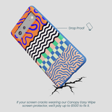 Electric Blue Tangerine Mix Google Pixel 6a Case