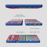 Electric Blue Tangerine Mix Google Pixel 7a Case