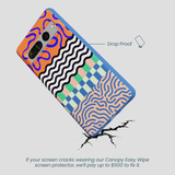 Electric Blue Tangerine Mix Google Pixel 7 Pro Case