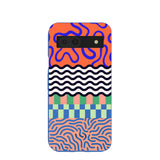 Electric Blue Tangerine Mix Google Pixel 8a Case