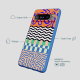 Electric Blue Tangerine Mix Google Pixel 8 Pro Case