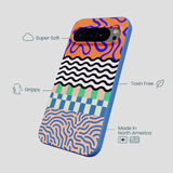 Electric Blue Tangerine Mix Google Pixel 9 Pro XL Case