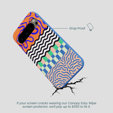 Electric Blue Tangerine Mix Google Pixel 9/9 Pro Case