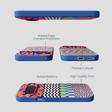 Electric Blue Tangerine Mix Google Pixel 9/9 Pro Case