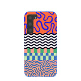 Electric Blue Tangerine Mix Samsung Galaxy S23+(Plus) Case