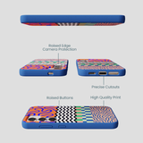 Electric Blue Tangerine Mix Samsung Galaxy S23 Case