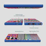 Electric Blue Tangerine Mix Samsung Galaxy S24 Ultra Case
