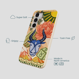 Seashell Taurus Bull Samsung Galaxy S25 Case