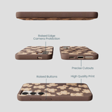 Chocolate Brown Teddy Love Samsung Galaxy S23 Case