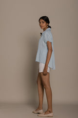 The Morning Coffee Summer Blue Shirt