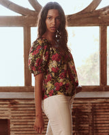 Blouse Ponder Top Hidden-Garden-Floral