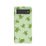 Sage Green Tiny Turtles Google Pixel 6 Case