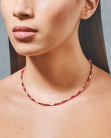 Necklace Ananda Collier Rubellite