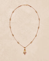 Necklace Padmacoll40 Padma Chaine Grenat