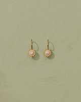 Earring Sai Boucles Topaze-Blance