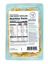 Fresh Gluten-Free Four Cheese Tortelloni  (6-Pack)