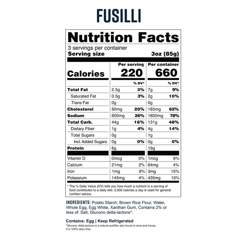 Fresh Gluten-Free Pasta Variety Pack (6-Pack)