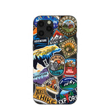 Black Trail Stickers iPhone 12 Pro Max Case