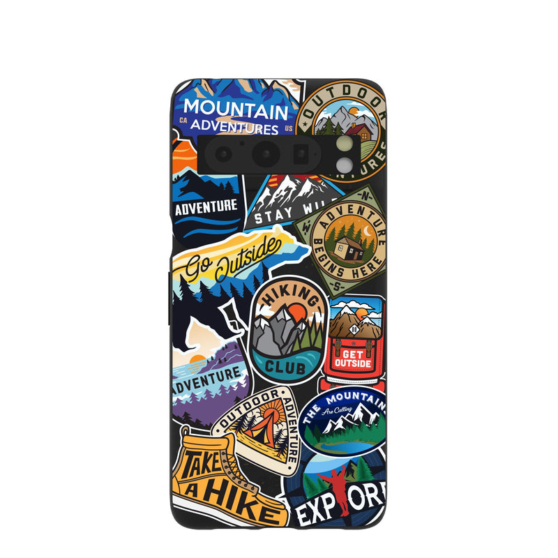 Black Trail Stickers Google Pixel 8 Pro Case