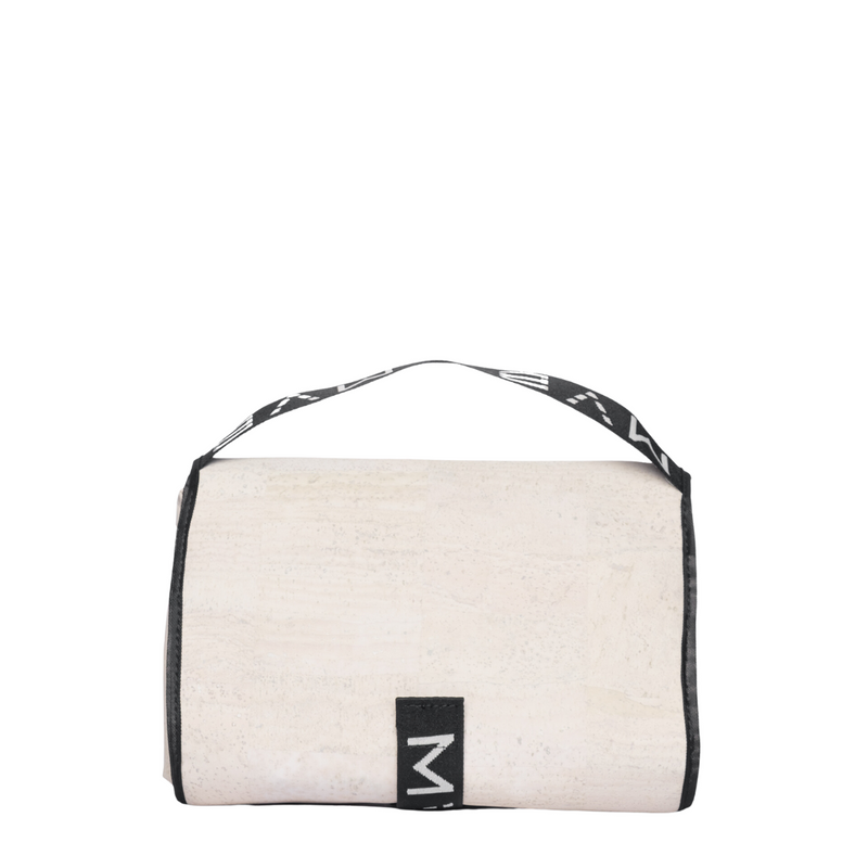 The Vegan Toiletry Bag white