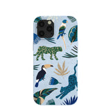 Powder Blue Tropical Rainforest iPhone 12 Pro Max Case